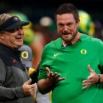 Georgia's Kirby Smart and Oregon's Dan Lanning.