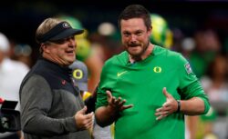 Georgia's Kirby Smart and Oregon's Dan Lanning.