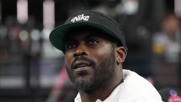 Michael Vick at the Pro Bowl in Las Vegas.