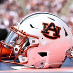 A picture of an Auburn helmet is shown.