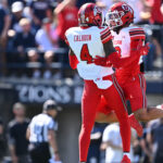 Cameron Calhoun in the Utah-Utah State game.