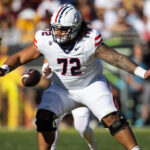 Wendell Moe plays for Arizona against Arizona State