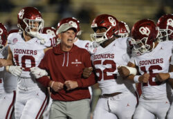 Brent Venables before Oklahoma's game against Mizzou in 2024