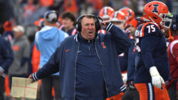 Illinois head coach Bret Bielema.