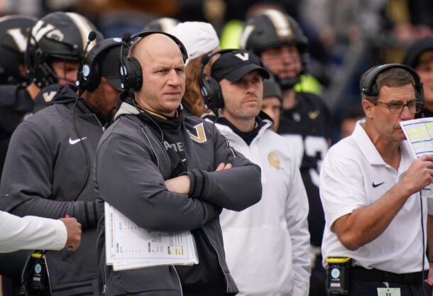 Vanderbilt coach Clark Lea.