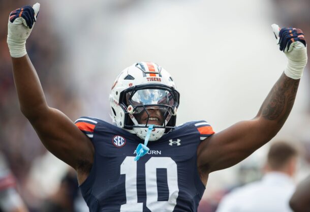 Amaris Williams in Auburn's game against Arkansas.