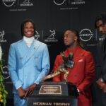 Travis Hunter won the 2024 Heisman Trophy.