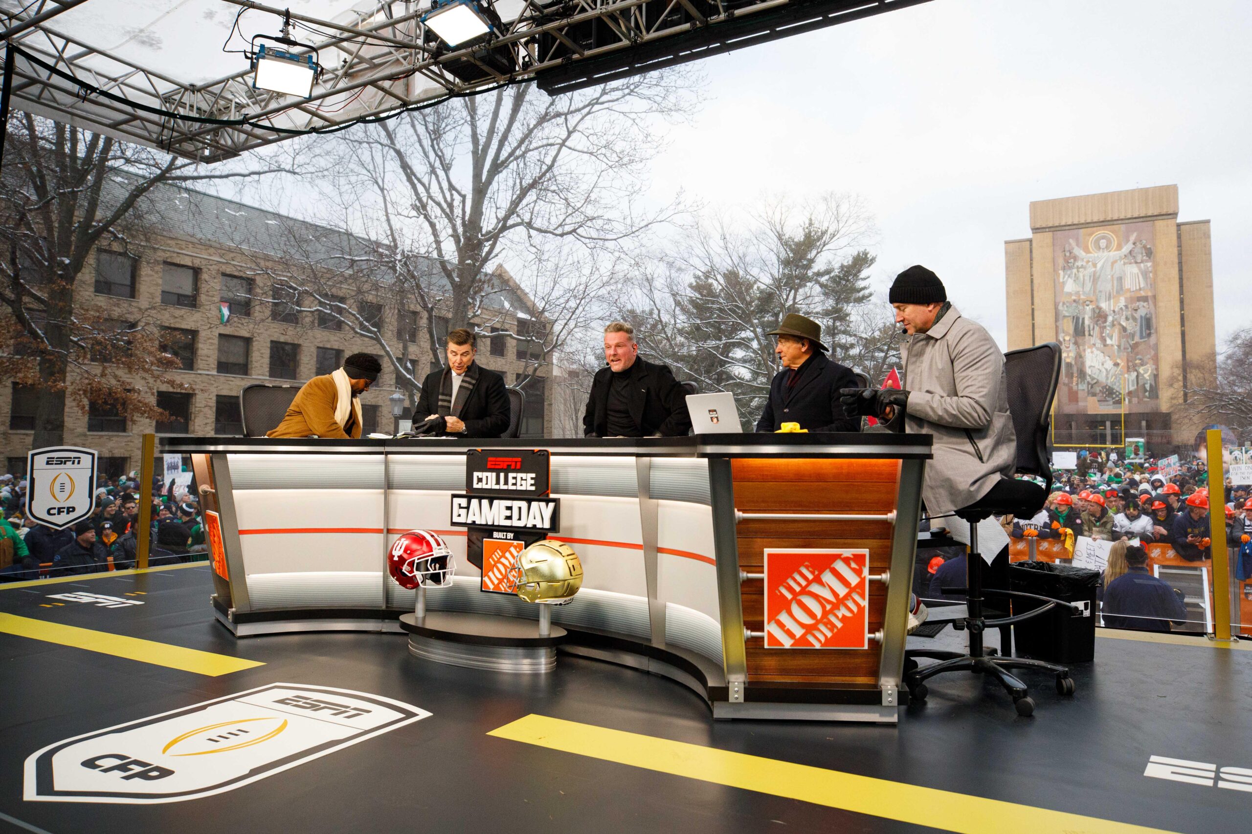 College GameDay crew, Shane Gillis pick Indiana-Notre Dame matchup