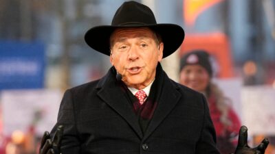 College GameDay co-host Nick Saban.