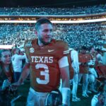 Quinn Ewers and Texas gave celebrate a home Playoff win over Clemson.