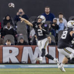 Diego Pavia plays in the Birmingham Bowl.