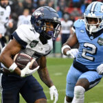North Carolina faced UConn in the Fenway Bowl on Saturday.