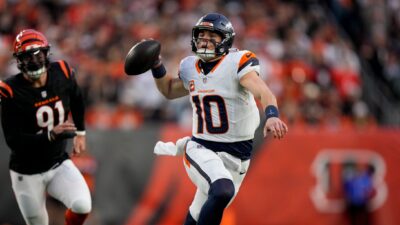 Denver Broncos QB Bo Nix.