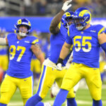 Braden Fiske celebrates a play in Week 17.