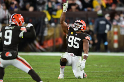 Cleveland Browns DE Myles Garrett.