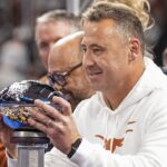 Texas coach Steve Sarkisian is rolling in Austin.