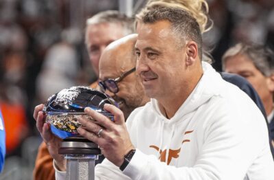 Texas coach Steve Sarkisian is rolling in Austin.
