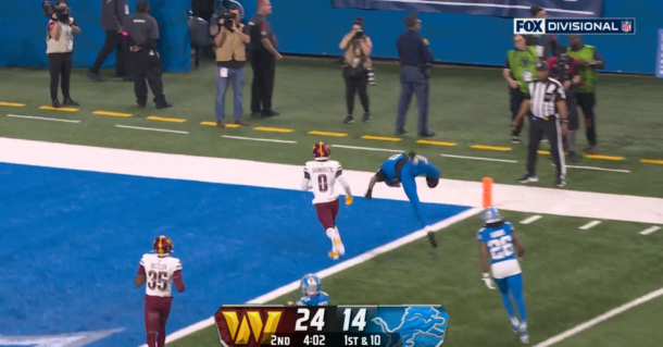 Former Alabama star Jameson Williams torches Commanders with 61-yard TD
