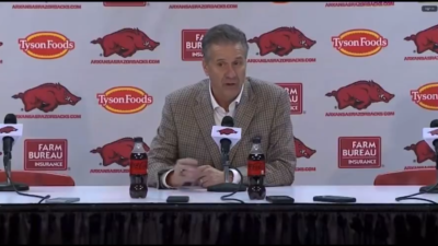 Arkansas head coach John Calipari.