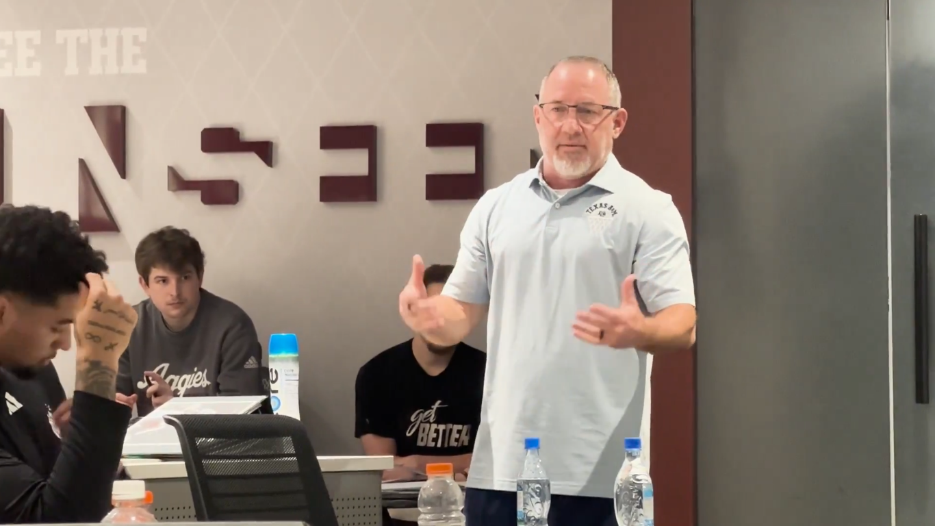 Buzz Williams surprises Texas A&M walk-on with scholarship