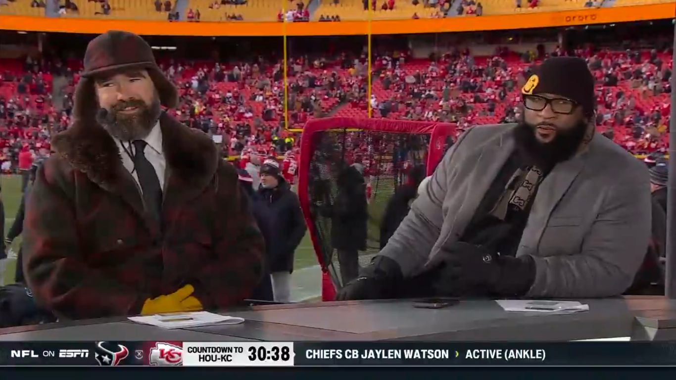 Marcus Spears hilariously pleads with SVP to get out of frigid Kansas City cold