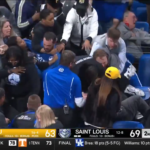 College basketball fans at Saint Louis vs. VCU.