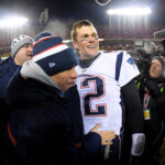 Tom Brady and Bill Belichick with the New England Patriots.