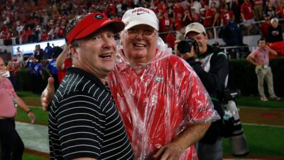 Kirby Smart with father Sonny Smart,
