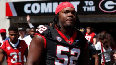 Christen Miller on G-Day.