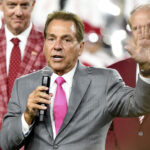 Former Alabama head coach Nick Saban.