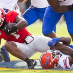 Trevor Etienne play for Georgia against former team Florida.