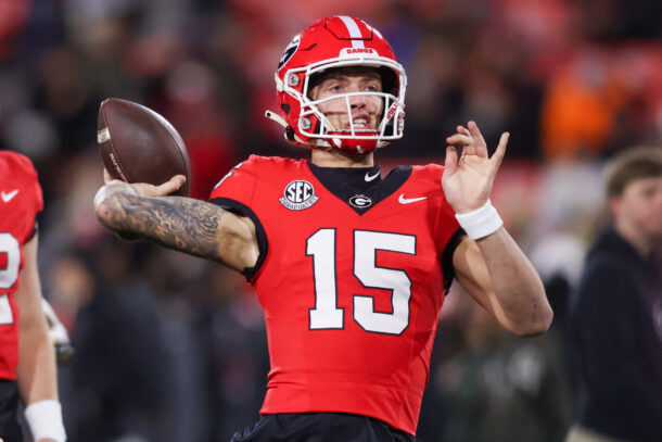 Former Georgia quarterback Carson Beck.