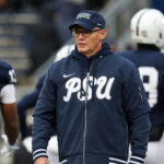 Tom Allen is shown on the Penn State sideline.