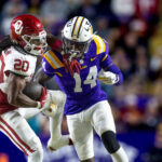 LSU DB Zy Alexander in action