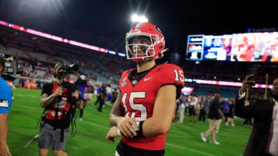 Former Georgia quarterback Carson Beck