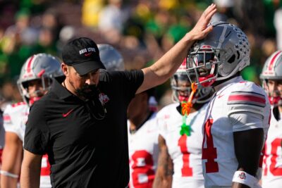 Ohio State football coach Ryan Day.