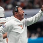 Texas head coach Steve Sarkisian.