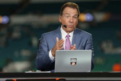 Nick Saban speaks.
