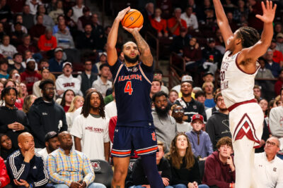 Auburn's Johni Broome attempts a shot.