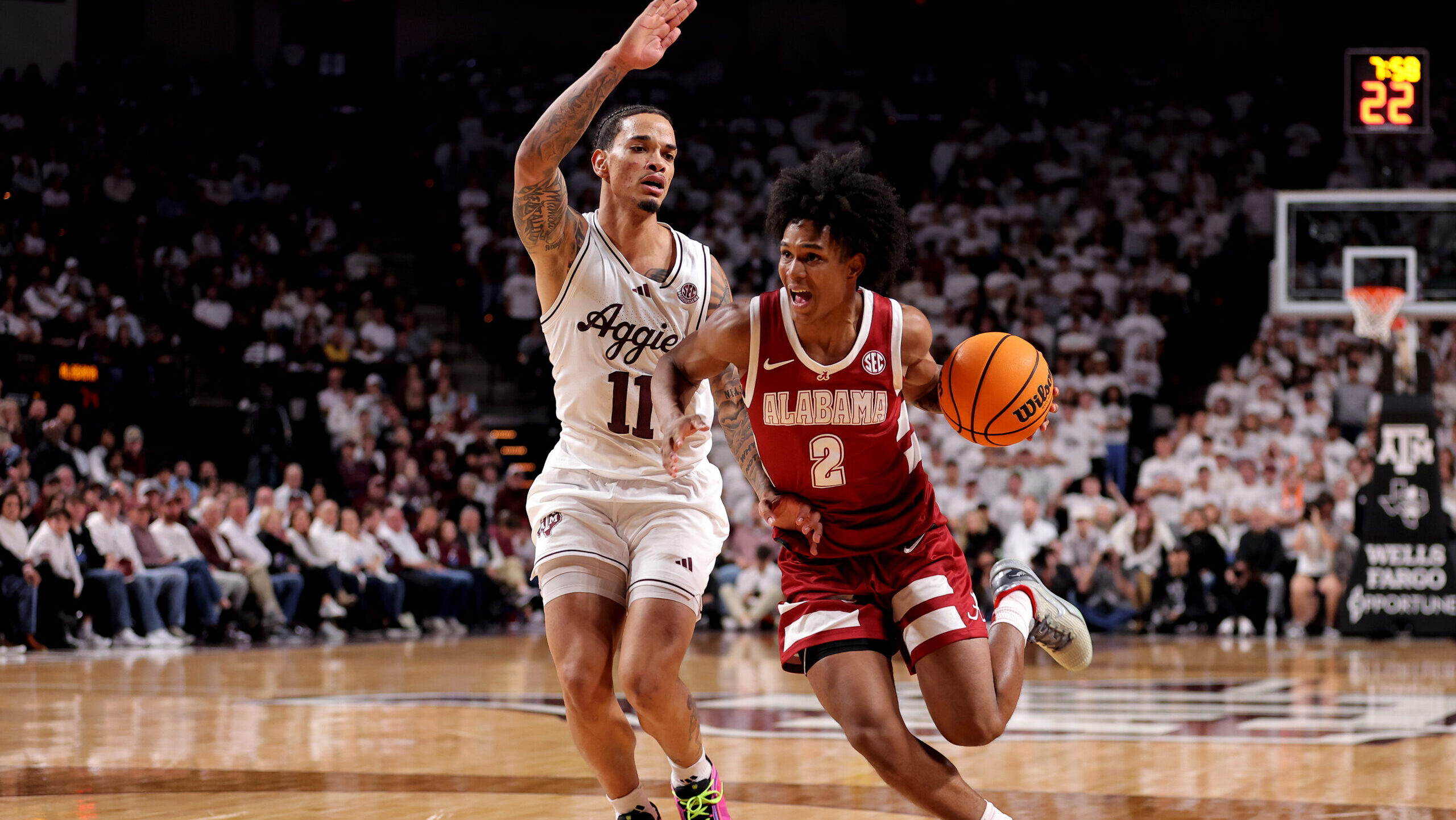 Alabama rides Mark Sears, impressive bench performance to win over Texas A&M