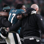 Philadelphia Eagles LB Nakobe Dean.