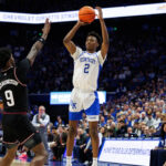 Jaxson Robinson in Kentucky's win over Texas A&M.