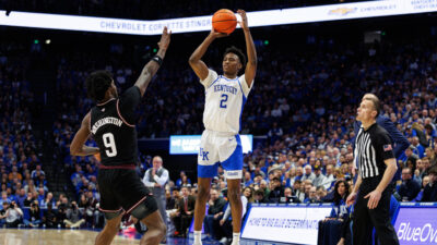 Jaxson Robinson in Kentucky's win over Texas A&M.