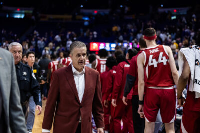 John Calipari after a game against LSU.