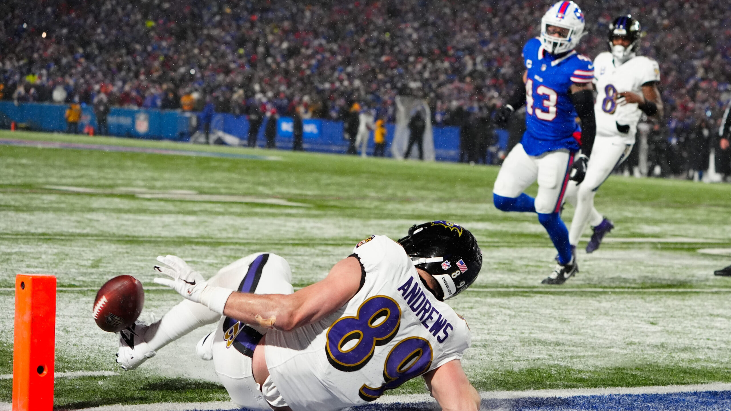 Mark Andrews roasted on social media after costly fumble, drop in Ravens loss to Bills