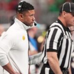 Notre Dame coach Marcus Freeman.