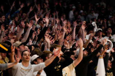 Vanderbilt student section is shown.