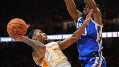 Kentucky faces Tennessee.