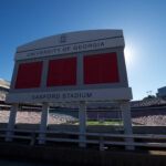 Sanford Stadium before a Georgia home game.