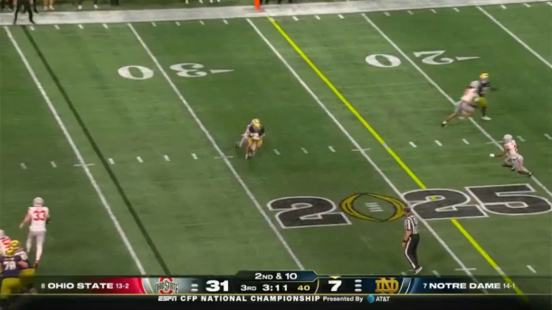 Jaden Greathouse breaks multiple tackles, scampers for 34-yard TD